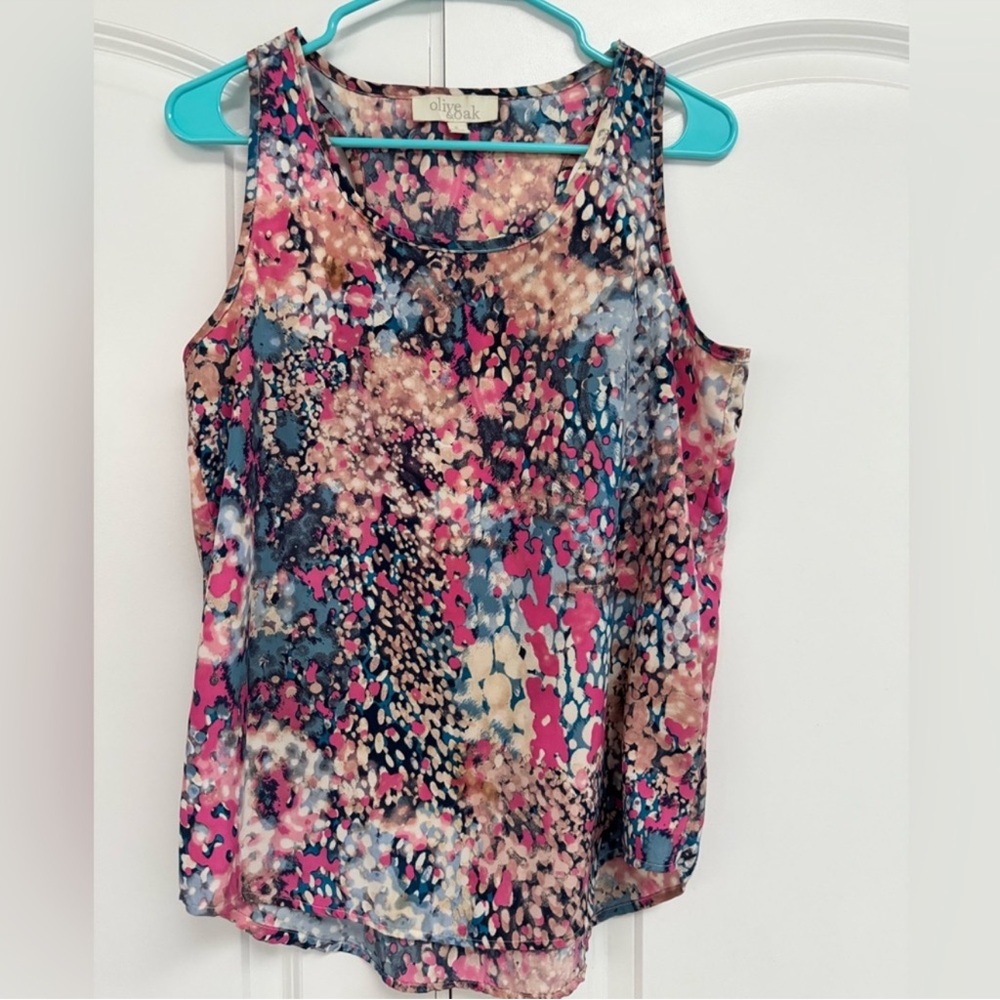 Olive & Oak Pink and Blue Sleeveless Tank Top, 🌟3 for $20🌟